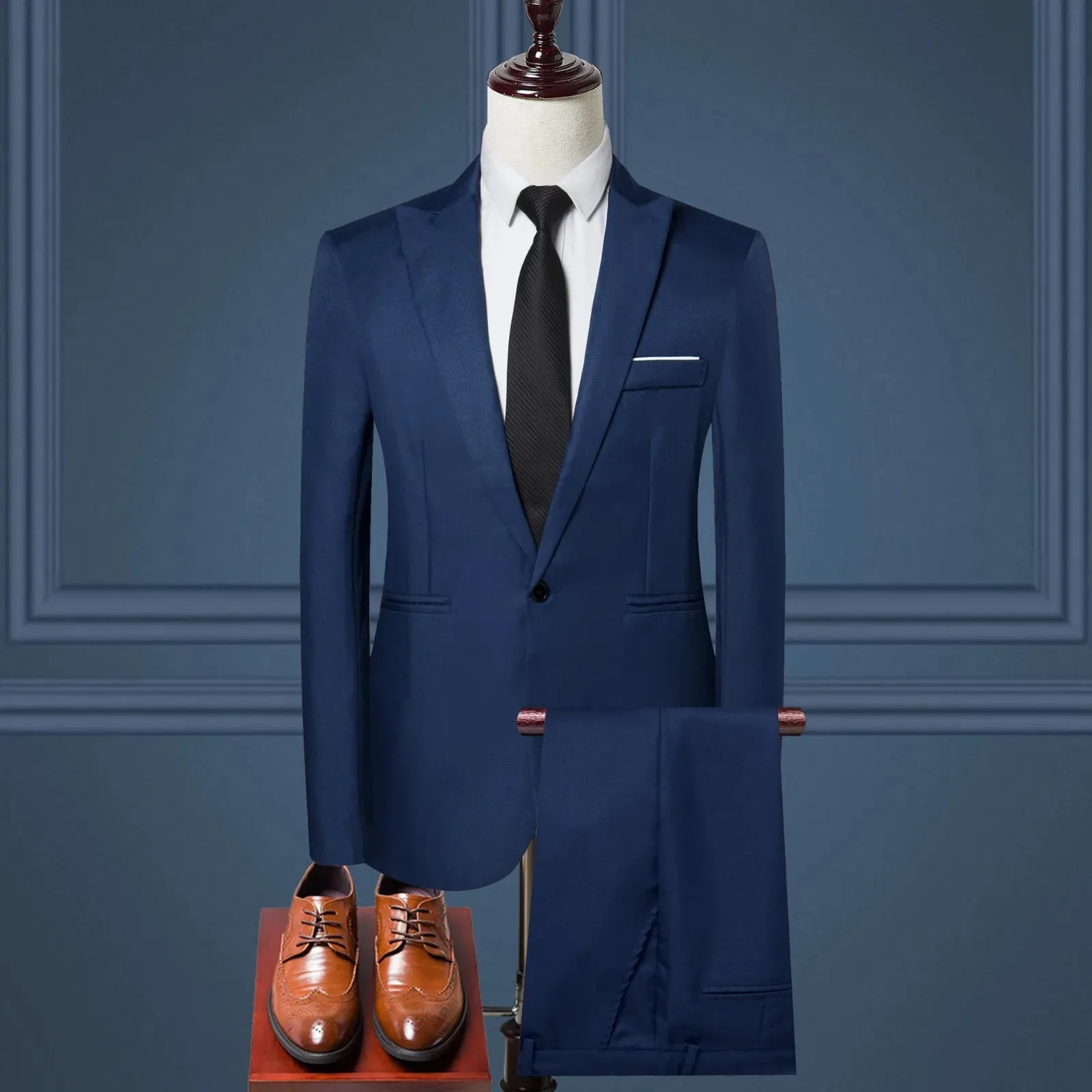 Men's Elegant Wedding Suit Set: Blazers, Vest, Pants - Formal 2024 Outfit