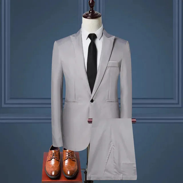 Men's Elegant Wedding Suit Set: Blazers, Vest, Pants - Formal 2024 Outfit