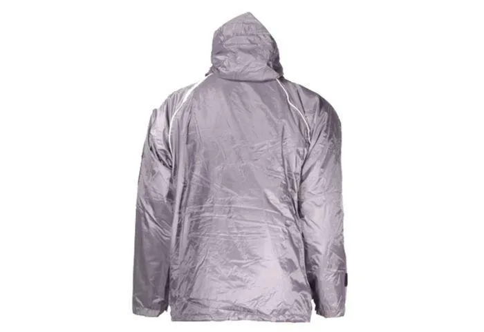 Mens Grey Textile Jacket With Hood, MJ4000-GRAY-DL