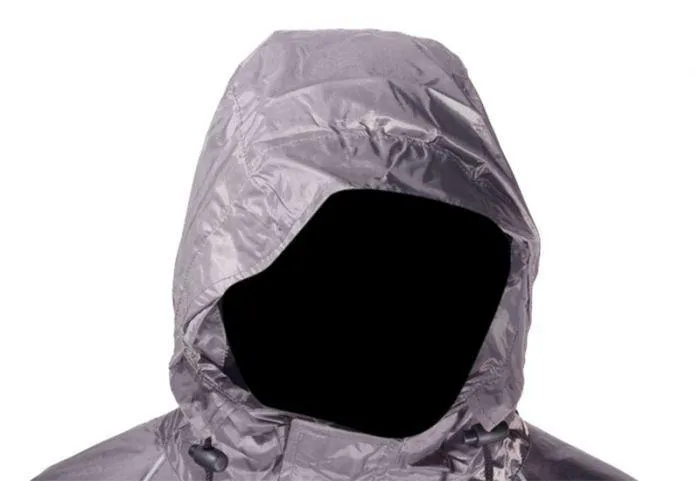 Mens Grey Textile Jacket With Hood, MJ4000-GRAY-DL