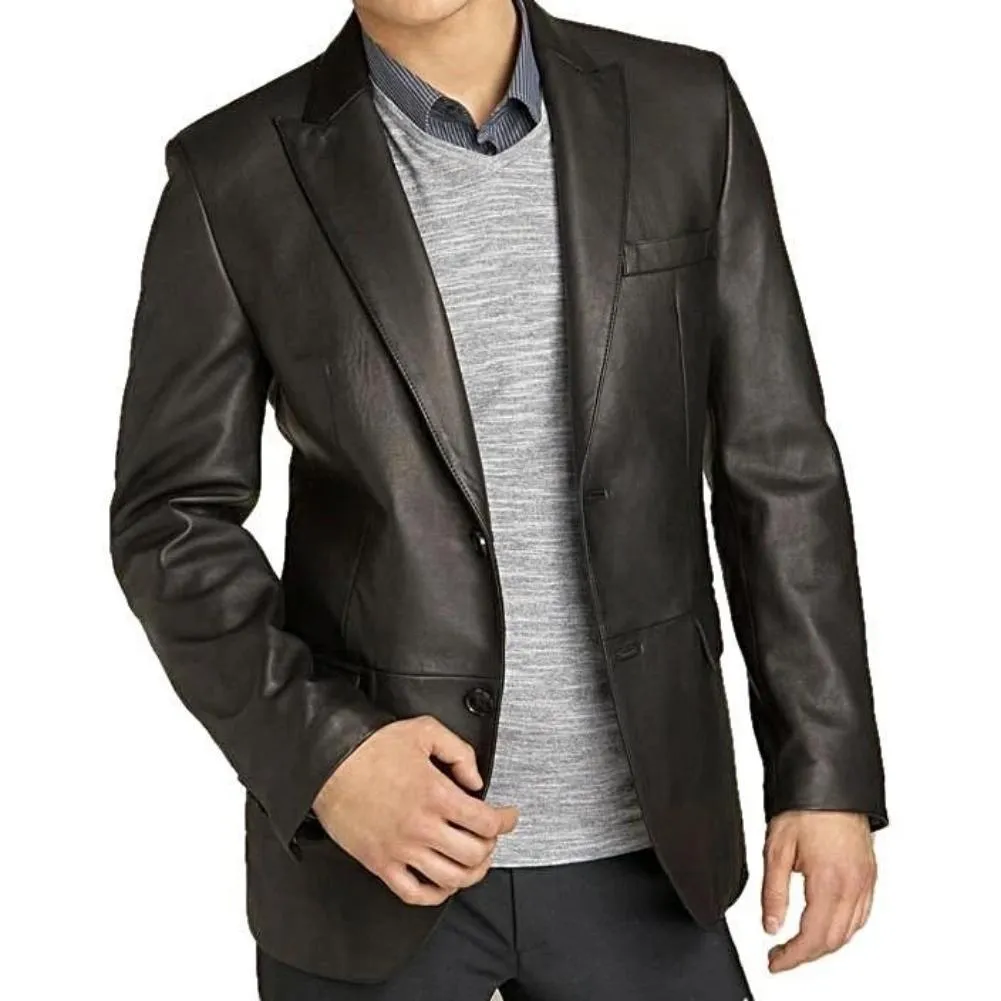 Mens Kilroy Lambskin Leather Blazer