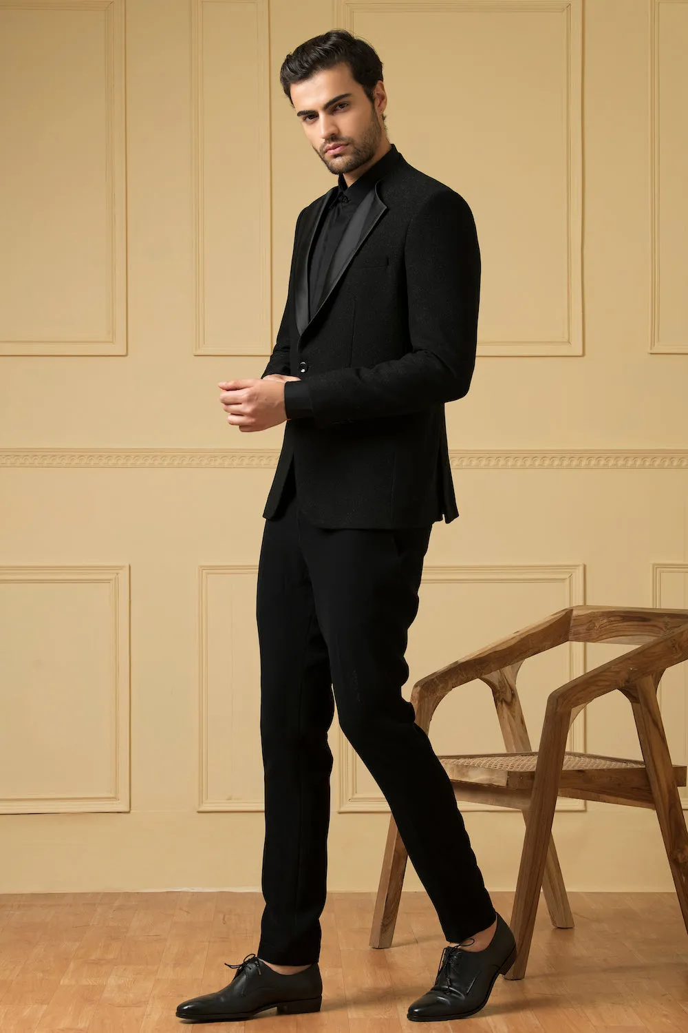 Men's The Sharp Black Blazer - Hilo Design