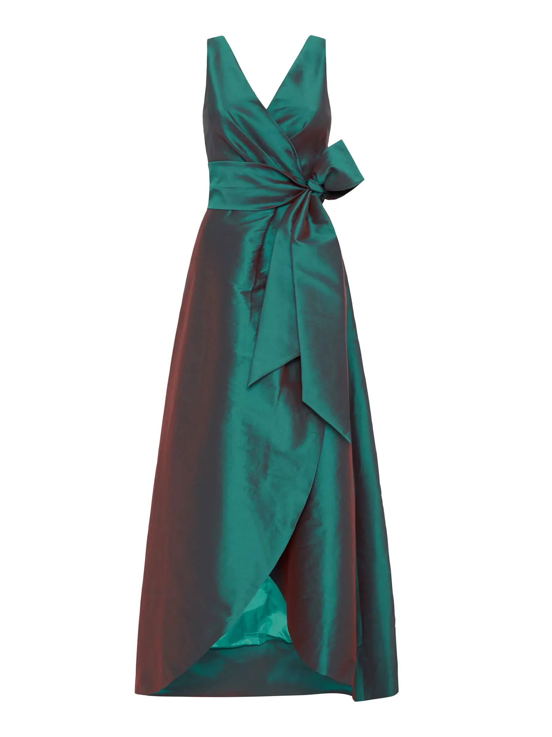 Moss & Spy Rene Gown - Deep Aqua / Ruby