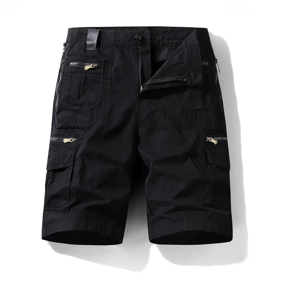 MULTI POCKET 100%  COTTON 11''CARGO SHORTS