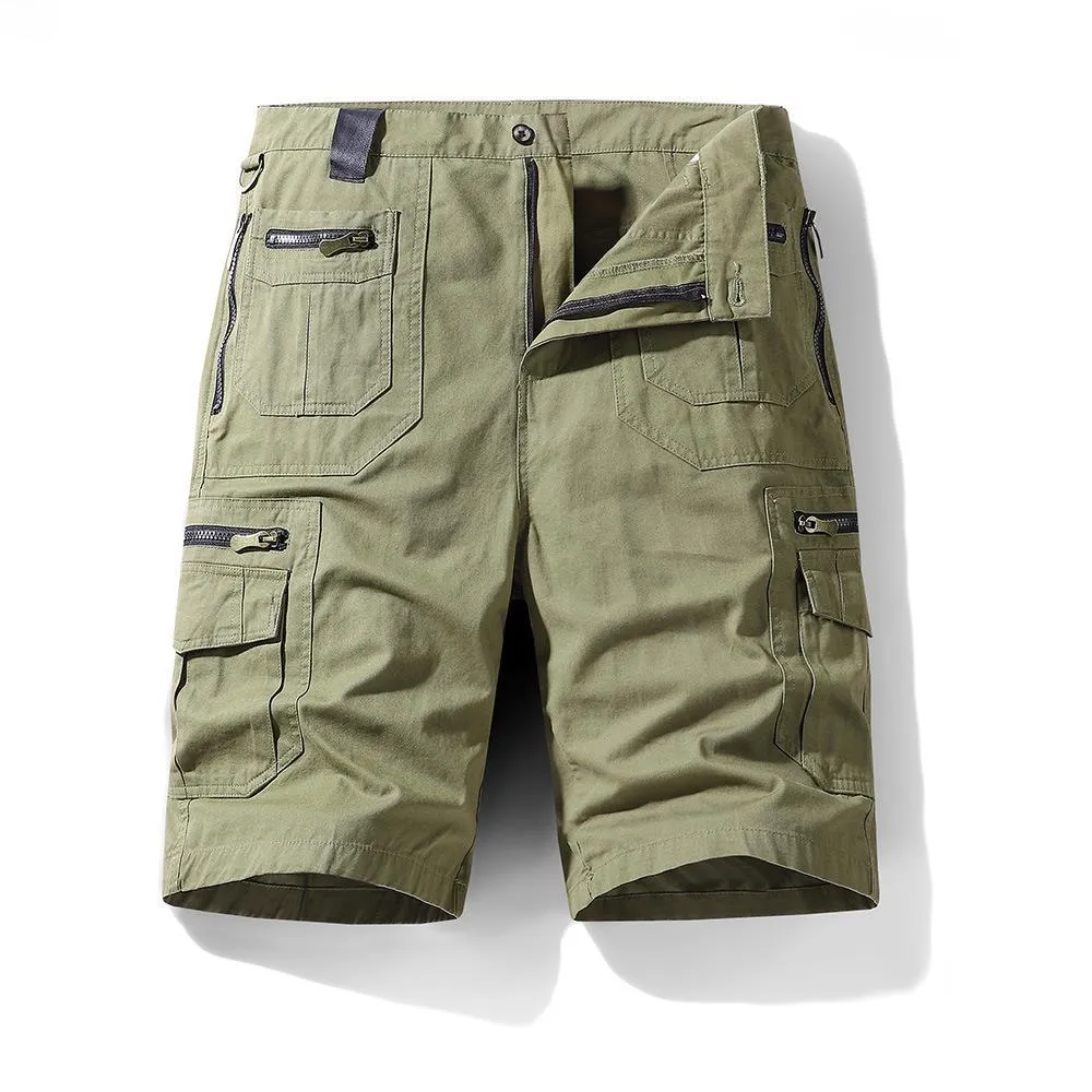 MULTI POCKET 100%  COTTON 11''CARGO SHORTS