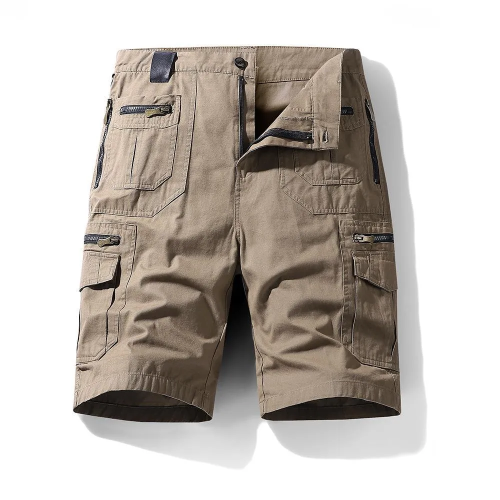 MULTI POCKET 100%  COTTON 11''CARGO SHORTS