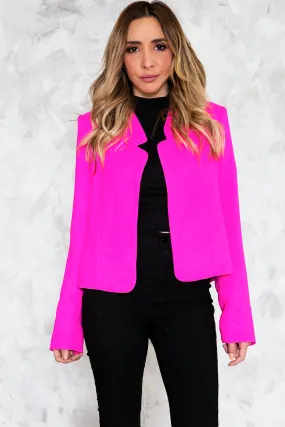 Neon Crop Blazer