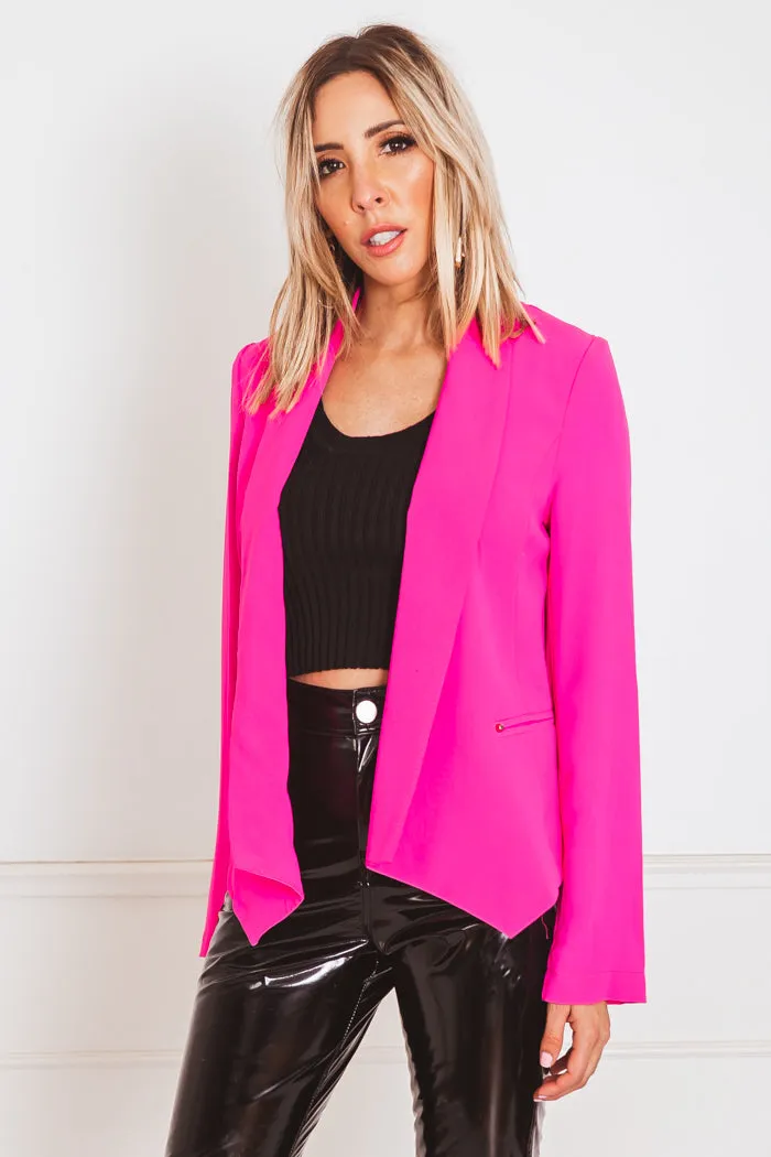 Neon Fuchsia Blazer