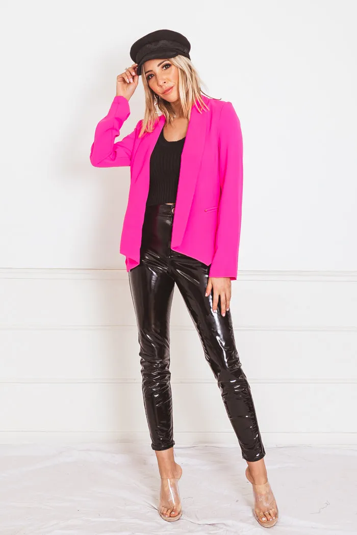 Neon Fuchsia Blazer