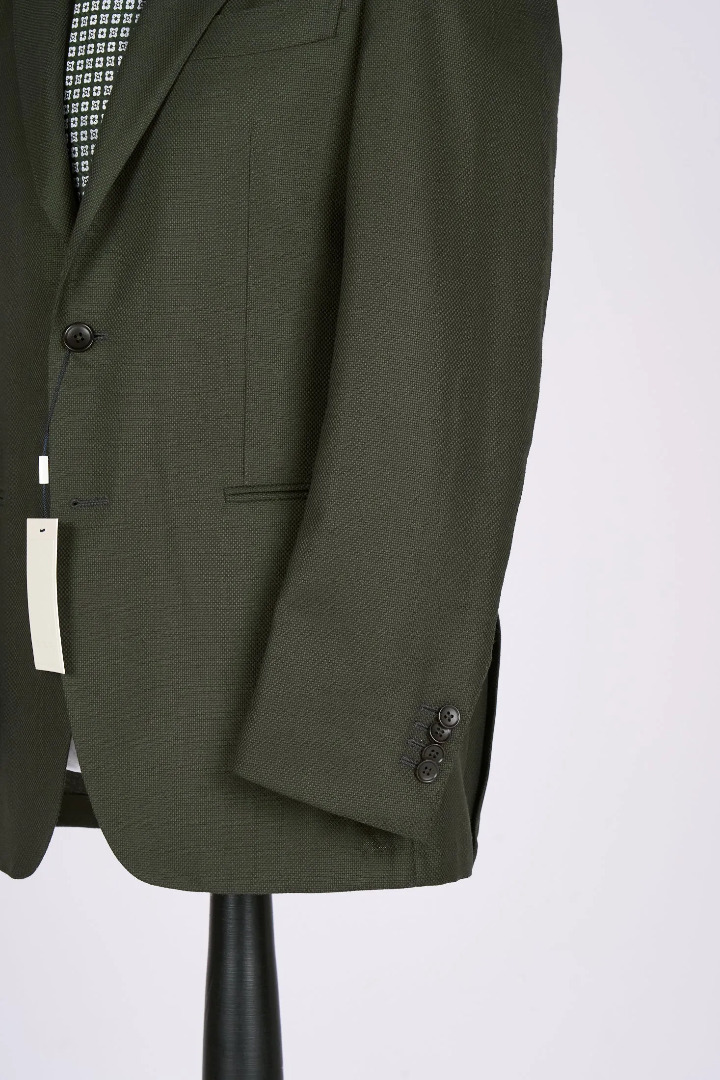 New Suitsupply Havana Green Jetted Pure Wool Half Lined Blazer - 36R, 38R, 42R, 42L and 44R