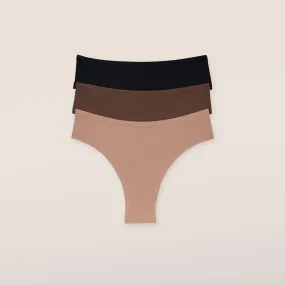 Nude Culottes Brésilien (Pack de 3) - Multiple