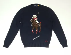 Nwt Polo Ralph Lauren Polo Bear & Big Pony Sweater