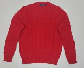 Nwt Polo Ralph Lauren Red w/Red Horse Roundneck Sweater