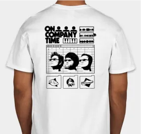 On Company Time Artwork Tee - White