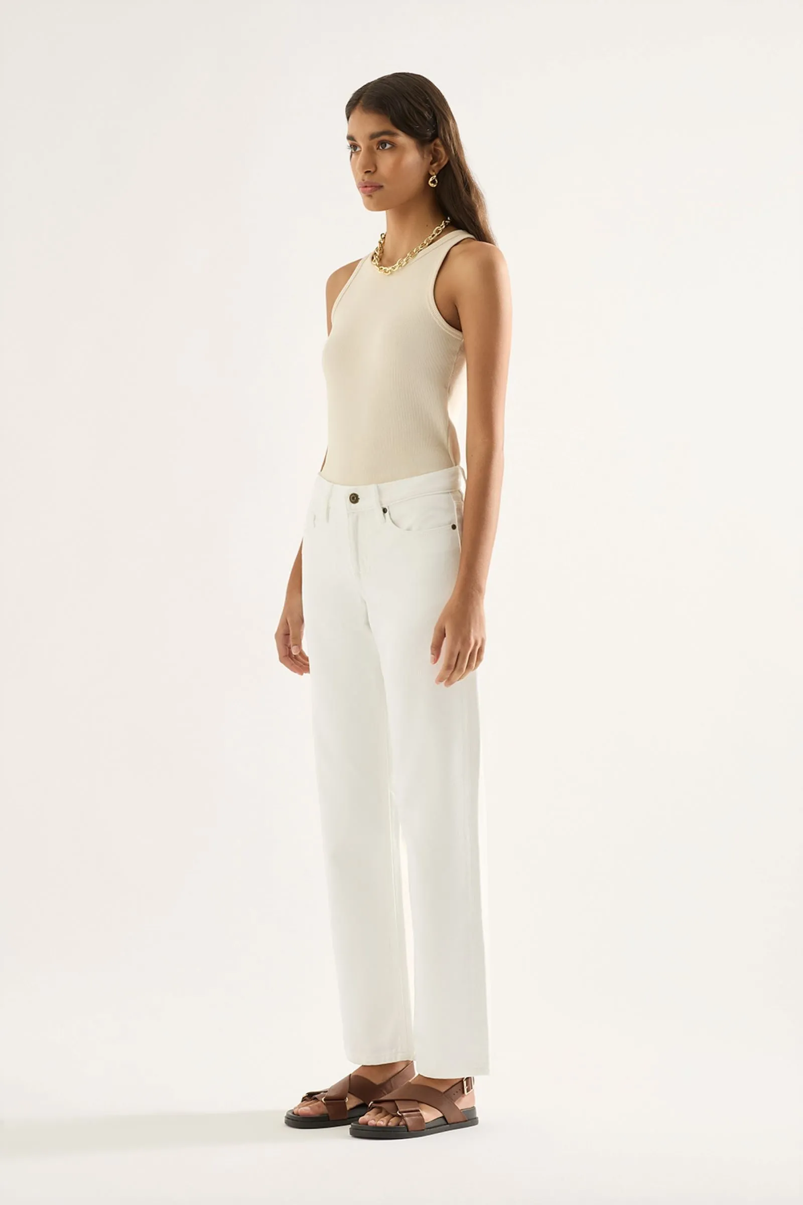 Outland Elise Jeans - White