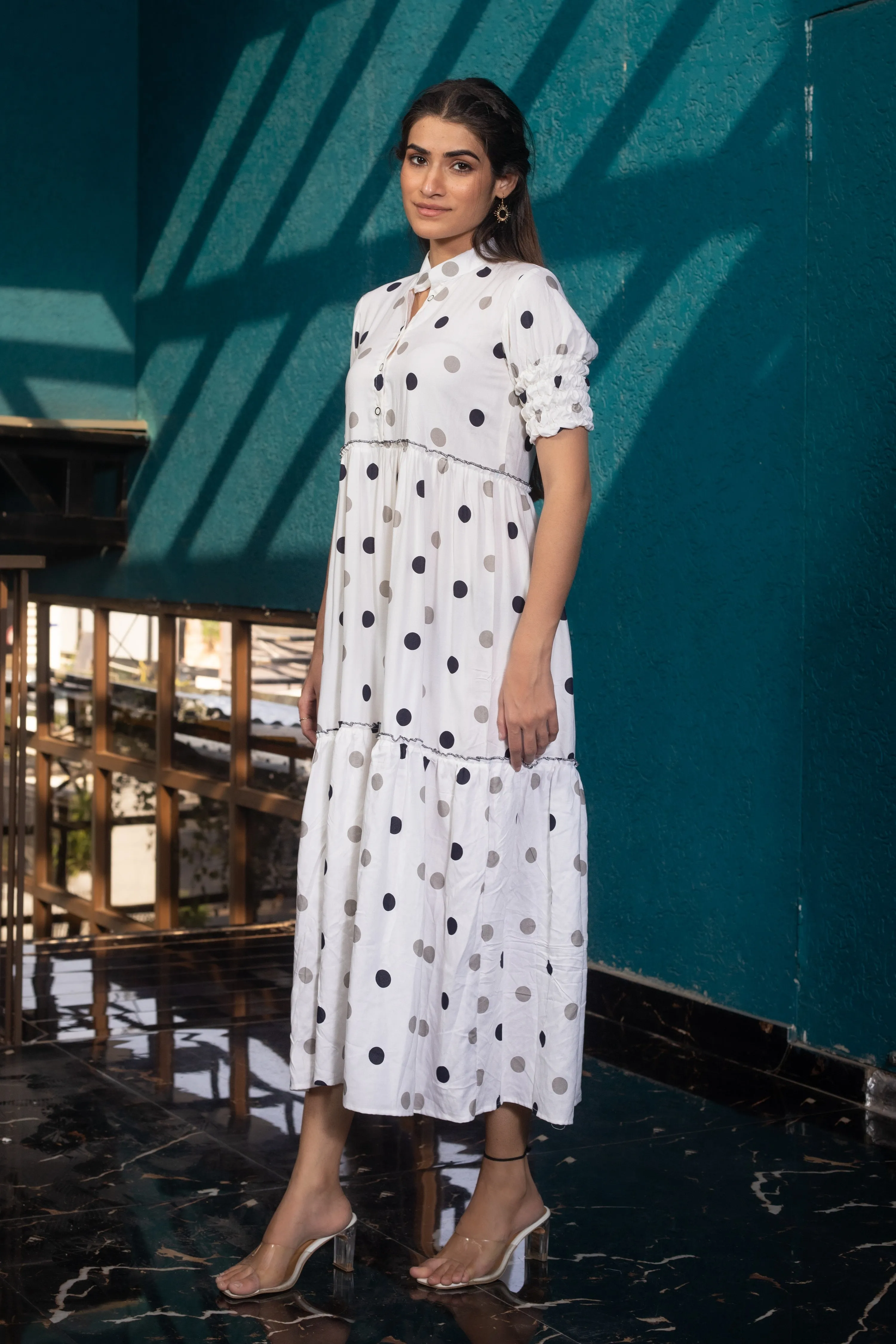 PANDA POLKA DRESS