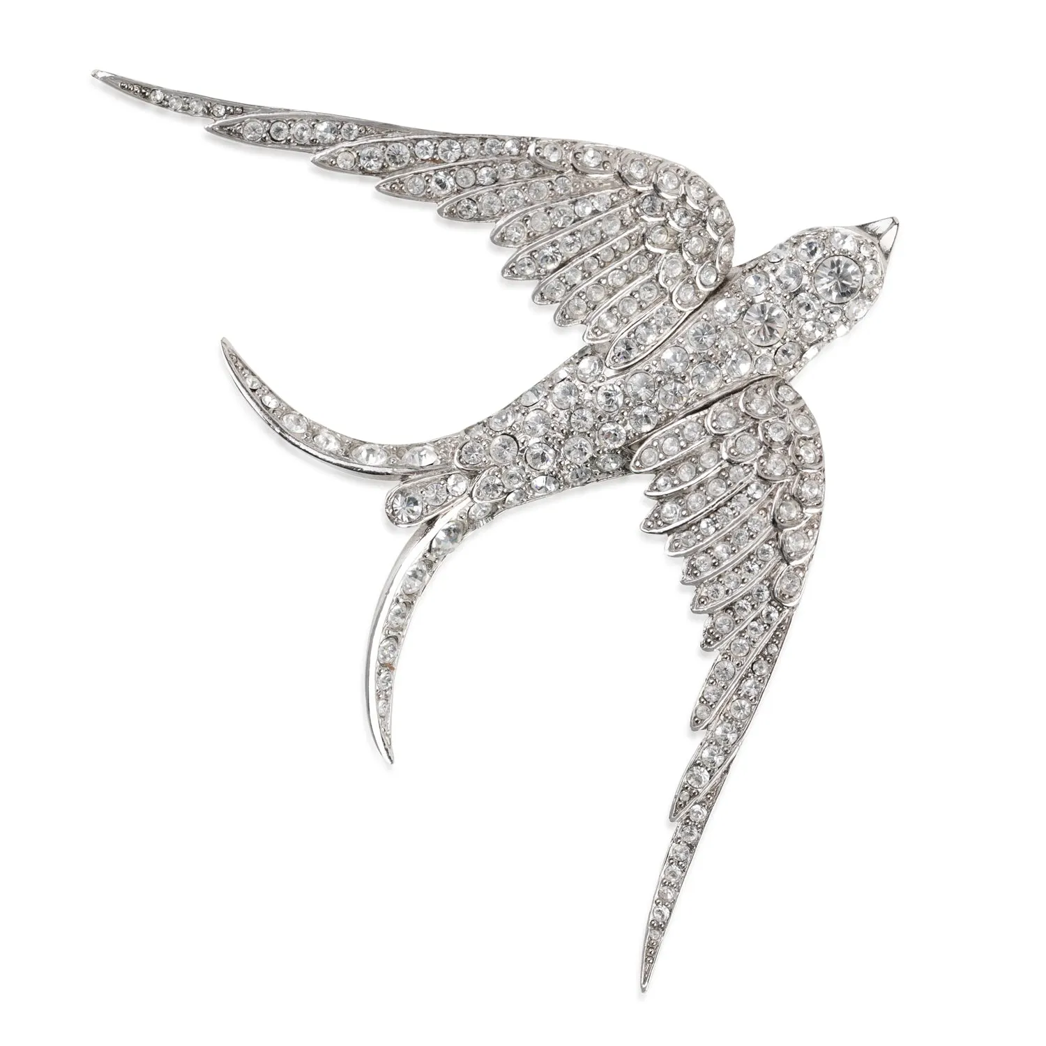 Pave Swallow Brooch - Preorder