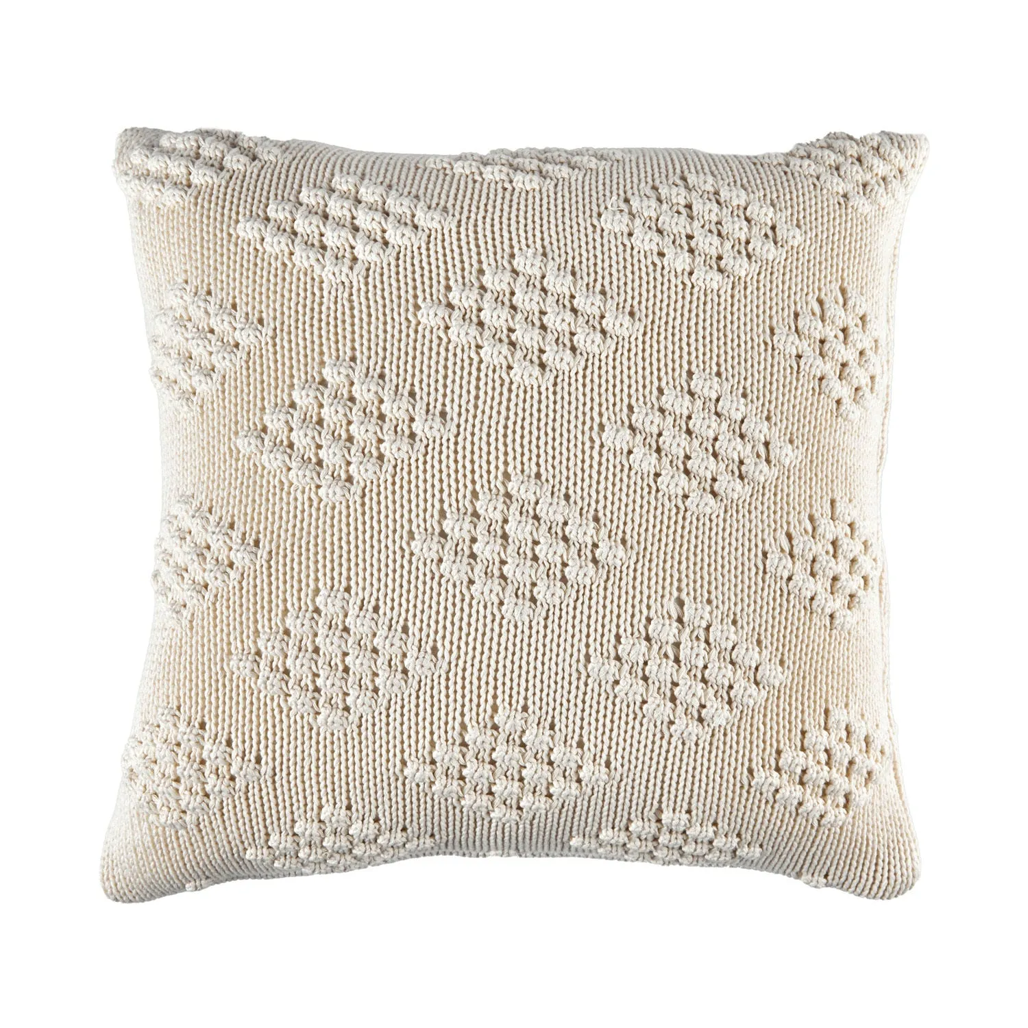 Pearl Knitted Cotton Cushion