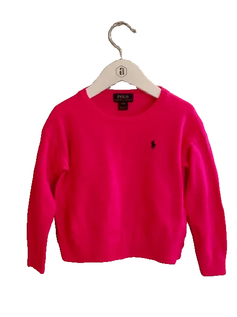 PINK POLO RALPH LAUREN SWEATER (4T)