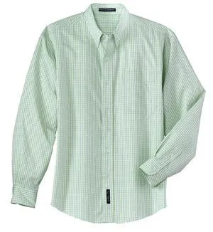 Port Authority - Patterned Long Sleeve Easy Care Shirt.  S614