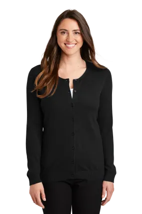 Port Authority® Women's Cardigan Sweater - Black