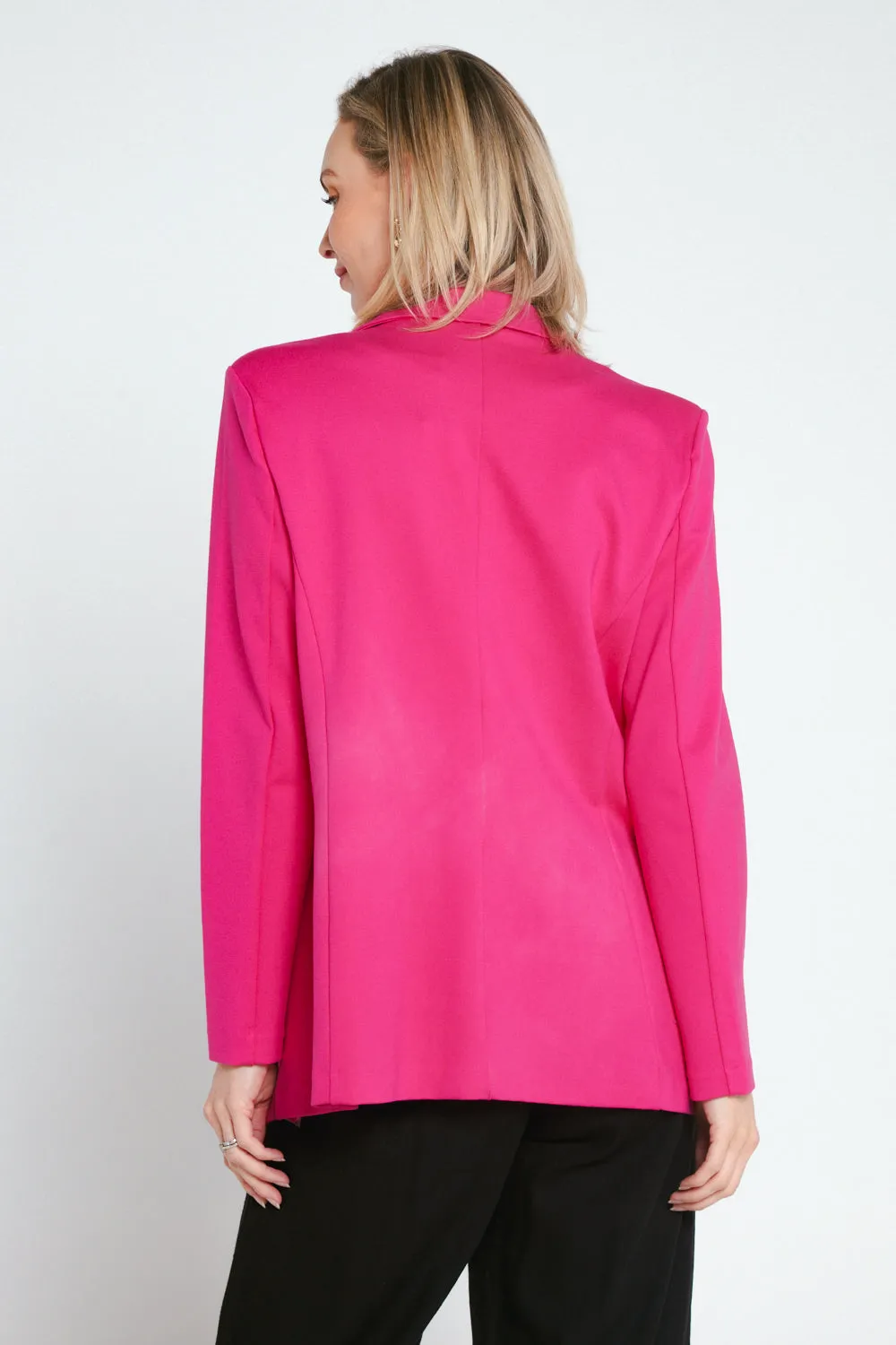 Portsea Stretch Blazer - Hot Pink