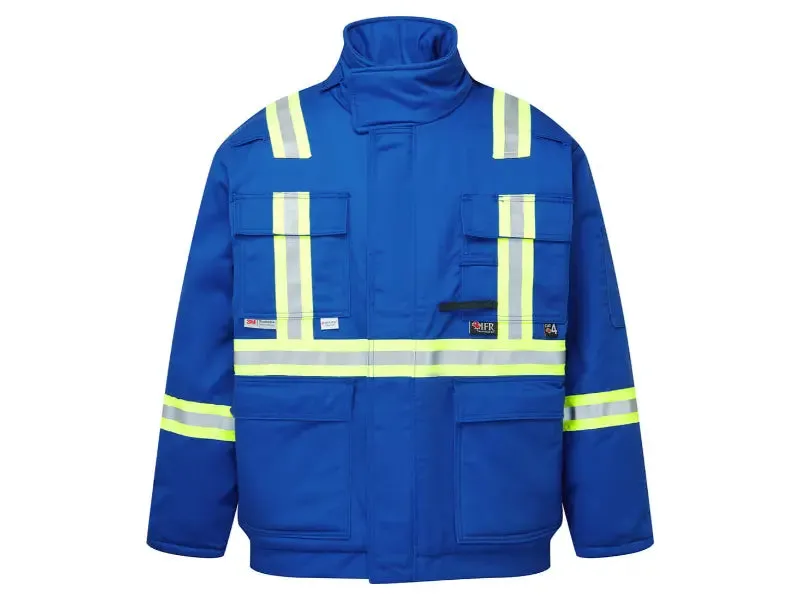 Portwest® Ultrasoft 9oz Flame Resistant Flame Resistant Insulated Bomber Jacket - X Back - Royal Blue - IUS216