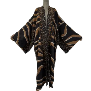 Pre Order:  Elegant Leopard Print Long Cardigan - WINI