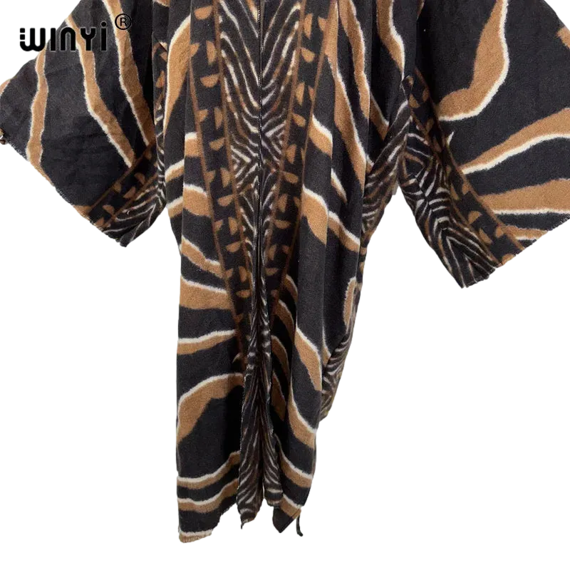 Pre Order:  Elegant Leopard Print Long Cardigan - WINI