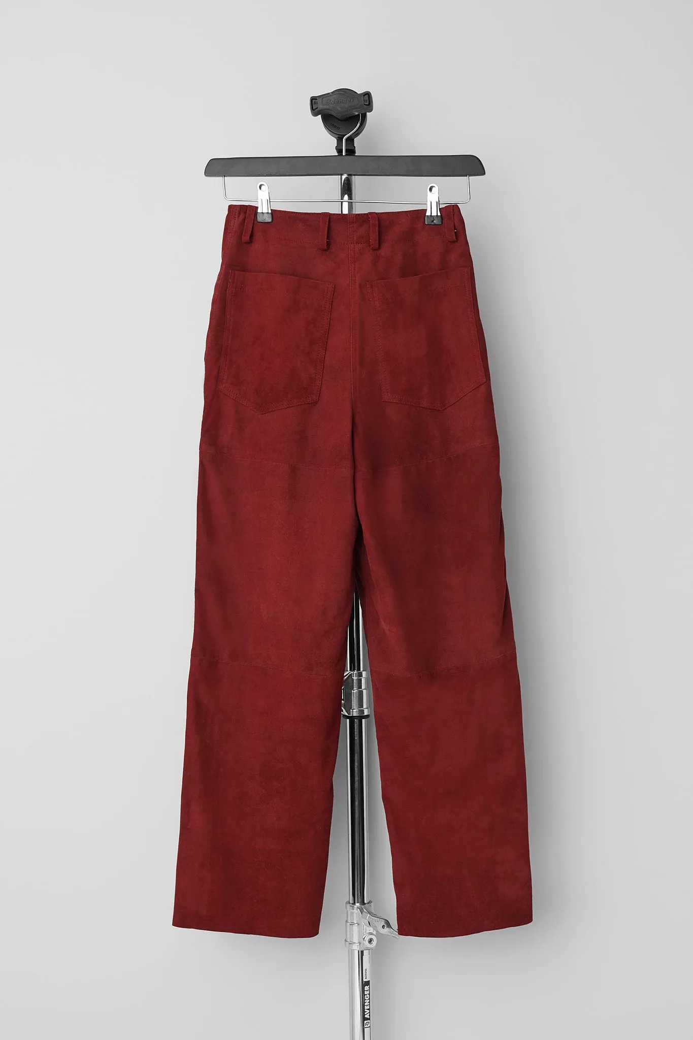 Presley Pants Suede Red