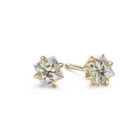 Princess Cut Diamond Studs