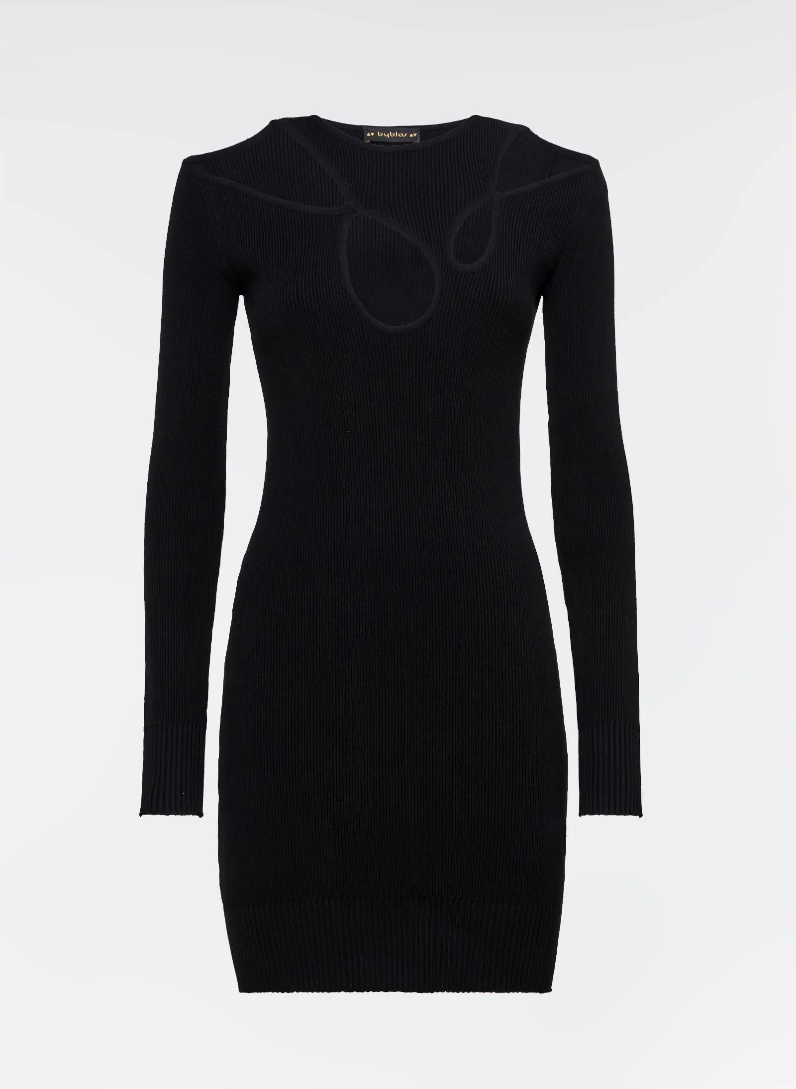 "DNA" Neckline Mini Dress