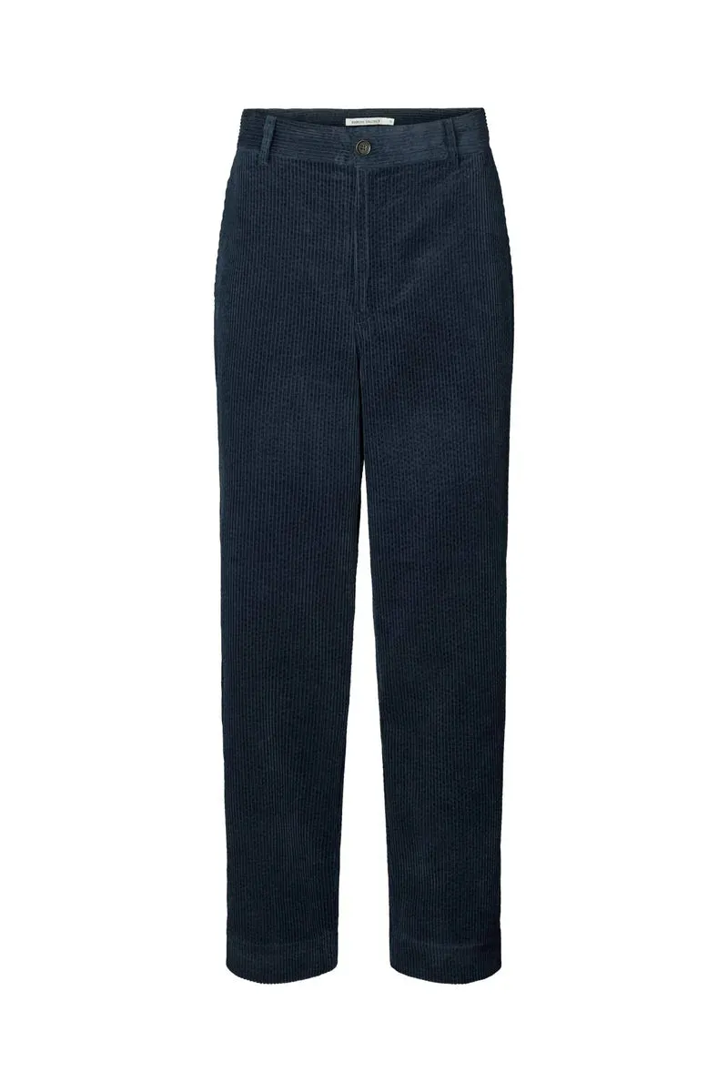 Rabens Saloner Corduroy Pants Carly Navy