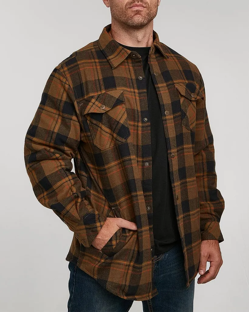 Retreat Thermal Lined Flannel Shirt Jacket