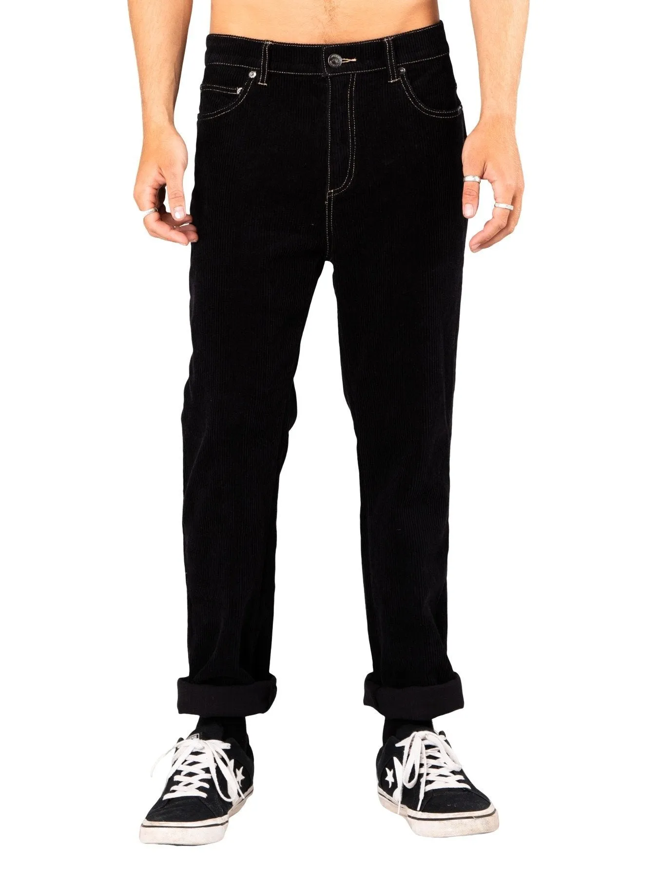 Rifts 5 Pocket Pant - Black Fennel