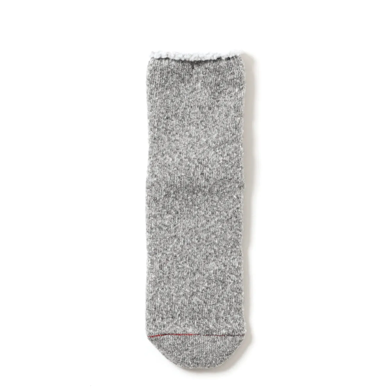 RoToTo Double Face Room Socks Thermo Fleece Mid Grey