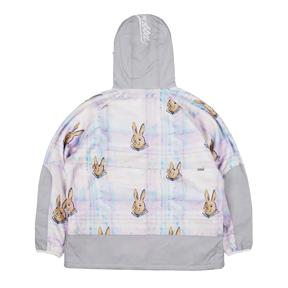 ROYAL FLEECE HOODED JACKET BEAR RABBIT PASTEL CHECK