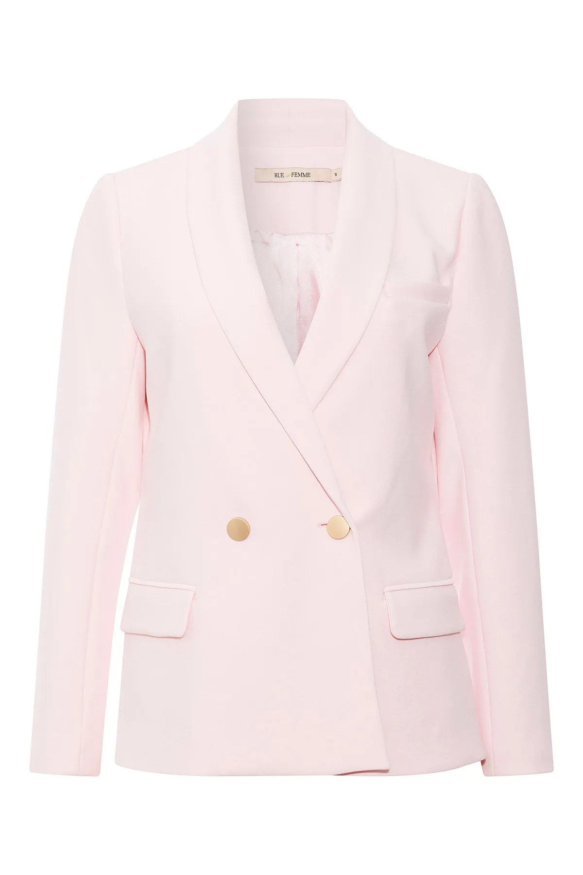 Rue De Femme Eloise Blazer in Powder Pink