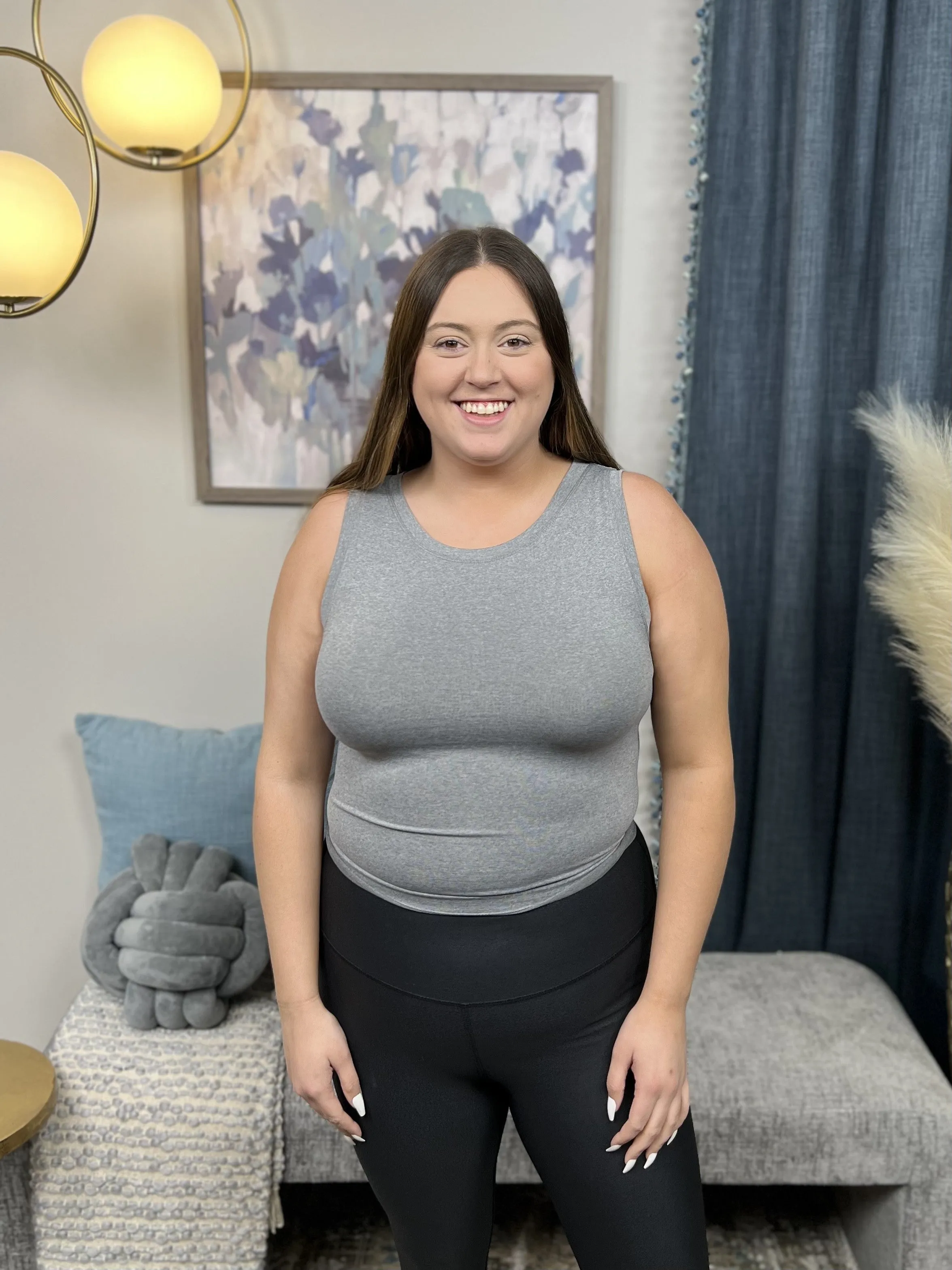 Seamless Round Neck Tank Top