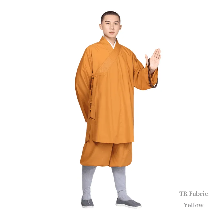 Shaolin Monk Arhat Robe&Pants (Kung Fu Uniform)