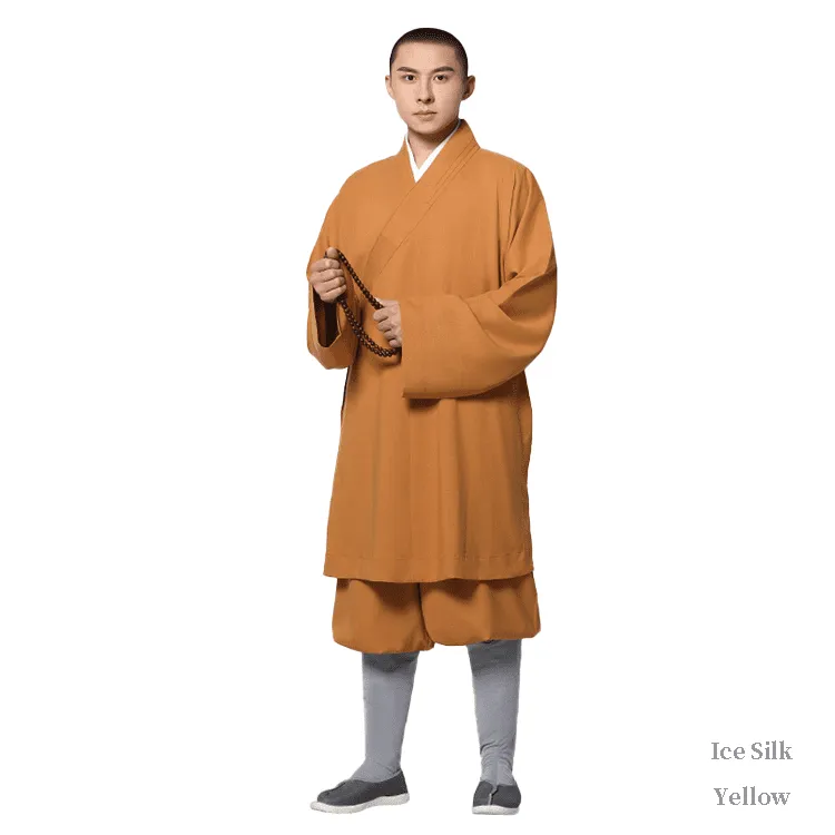 Shaolin Monk Arhat Robe&Pants (Kung Fu Uniform)