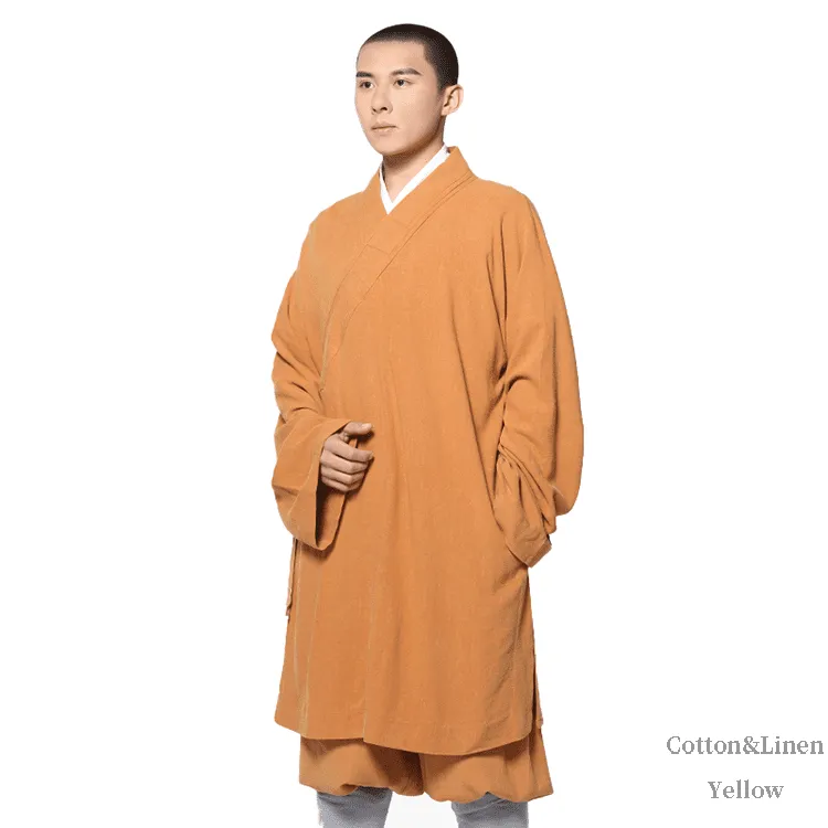 Shaolin Monk Arhat Robe&Pants (Kung Fu Uniform)