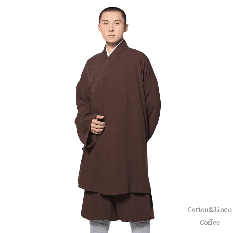 Shaolin Monk Arhat Robe&Pants (Kung Fu Uniform)