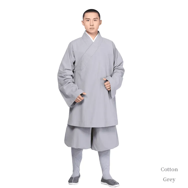 Shaolin Monk Arhat Robe&Pants (Kung Fu Uniform)