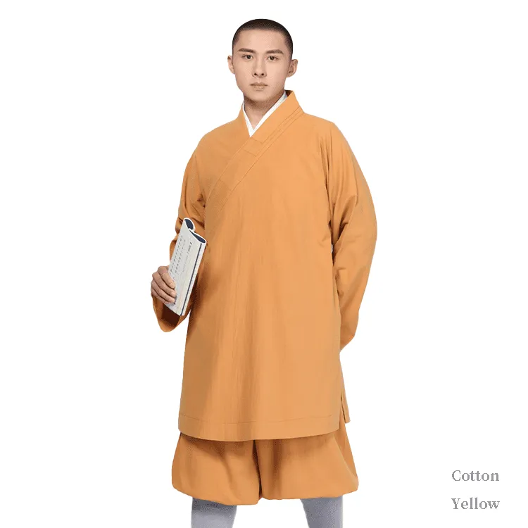 Shaolin Monk Arhat Robe&Pants (Kung Fu Uniform)