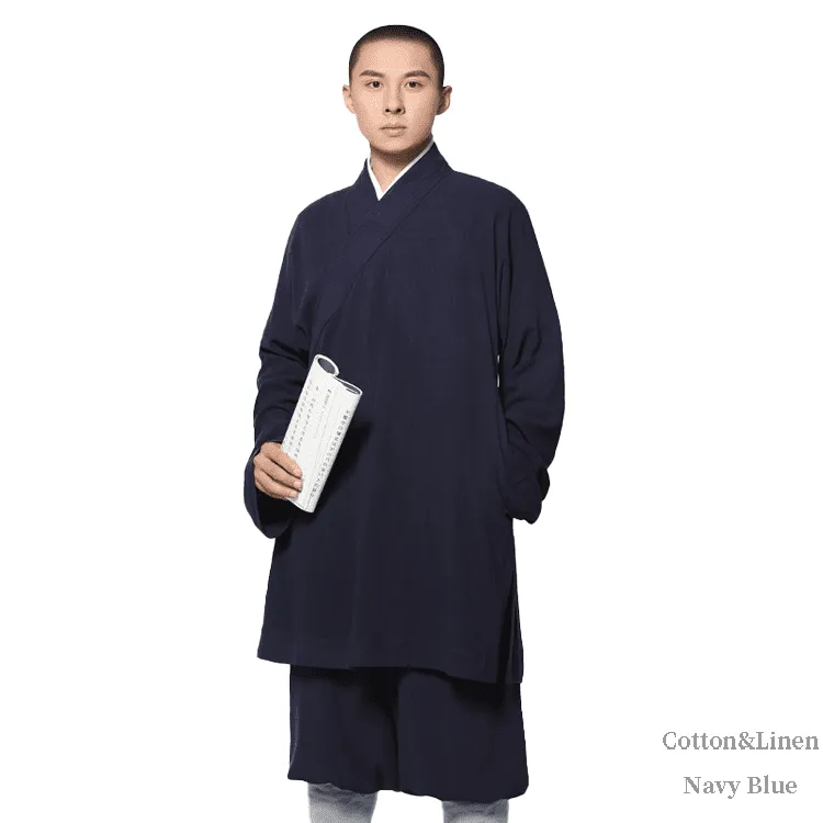 Shaolin Monk Arhat Robe&Pants (Kung Fu Uniform)