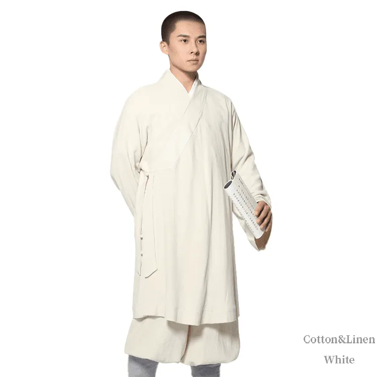 Shaolin Monk Arhat Robe&Pants (Kung Fu Uniform)