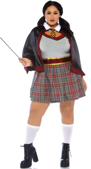 Spellbinding School Girl Sexy Plus Size Womens Costume