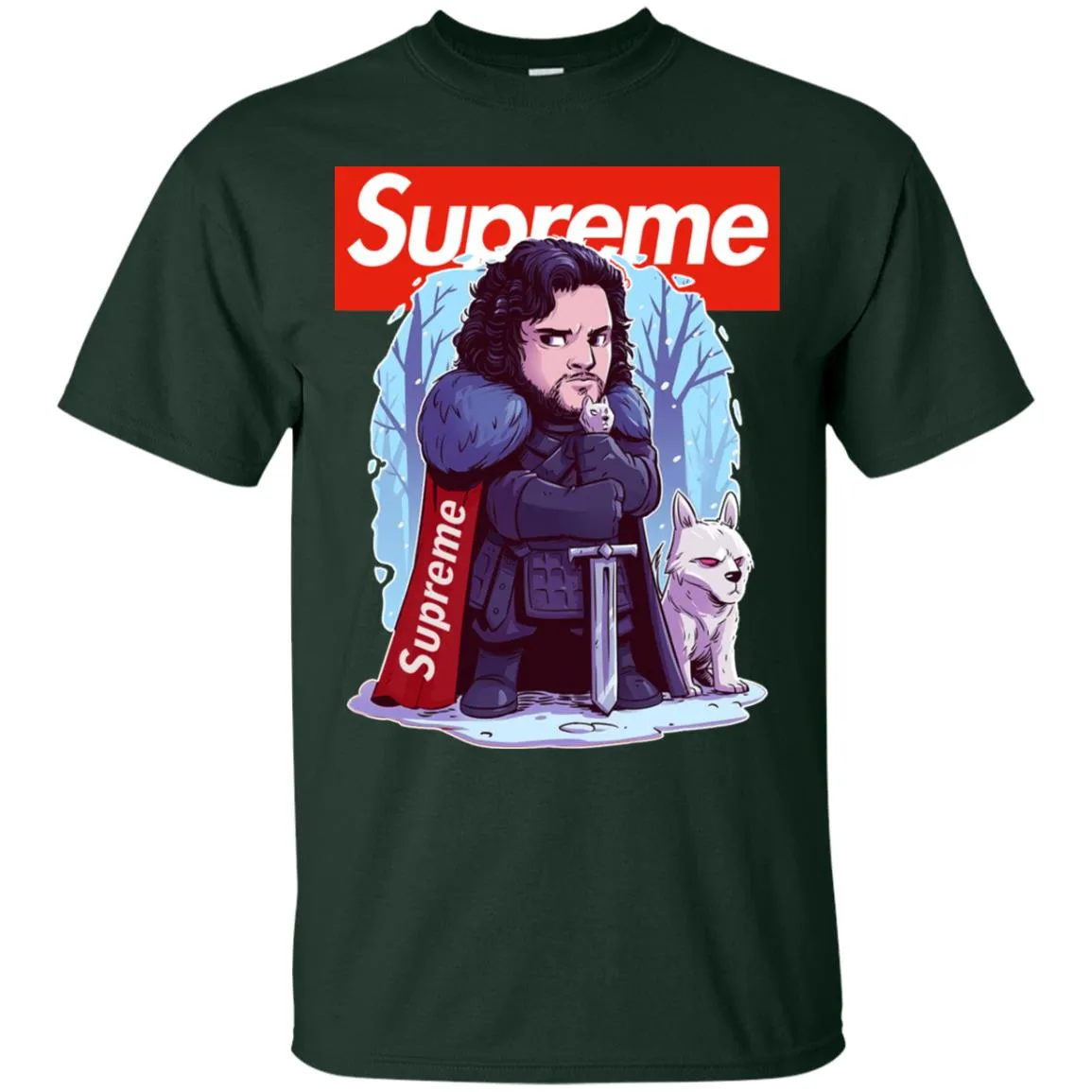 Supreme Game Of Thrones T-shirt Men Cotton T-Shirt