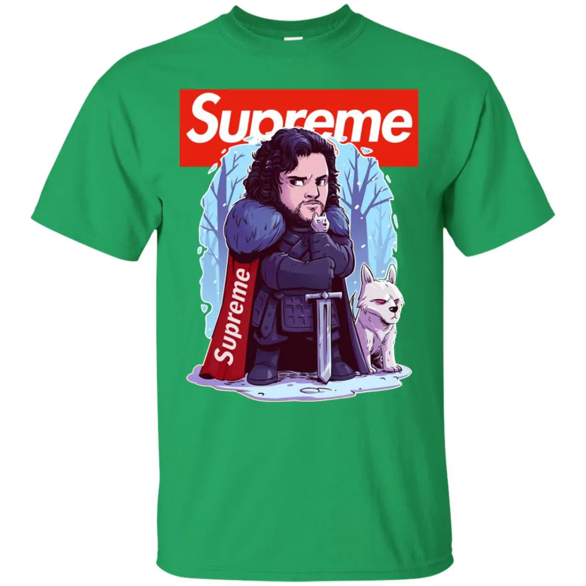 Supreme Game Of Thrones T-shirt Men Cotton T-Shirt